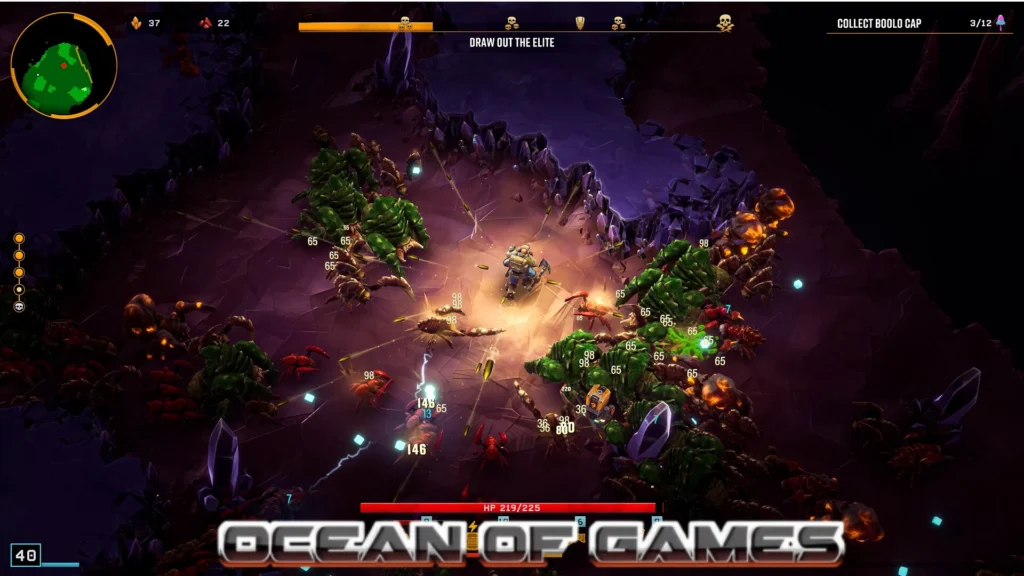 Deep Rock Galactic Survivor Into the Blue Torrent